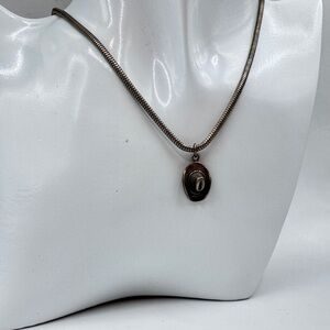Sterling Silver Cowboy Hat Necklace